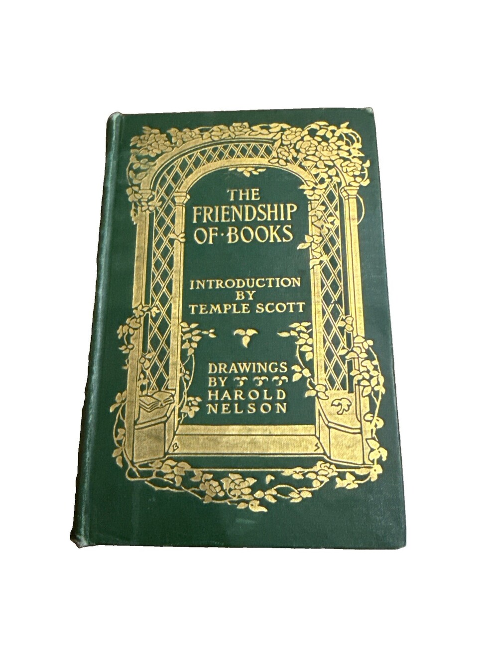 Vintage The Friendship Of Books Temple Scott 1911 Macmillan Company Rare Harold